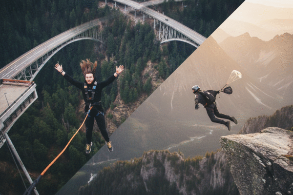 Du saut à l’élastique au base jump : quand l’extrême devient un style de vie