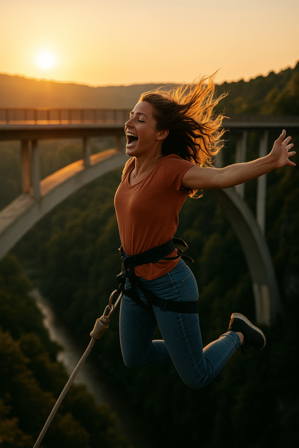 Le saut à l’élastique, une thérapie contre la peur ?