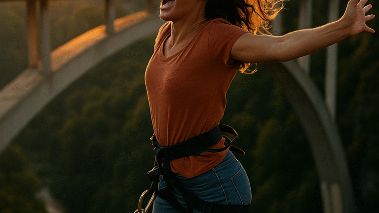 Le saut à l’élastique, une thérapie contre la peur