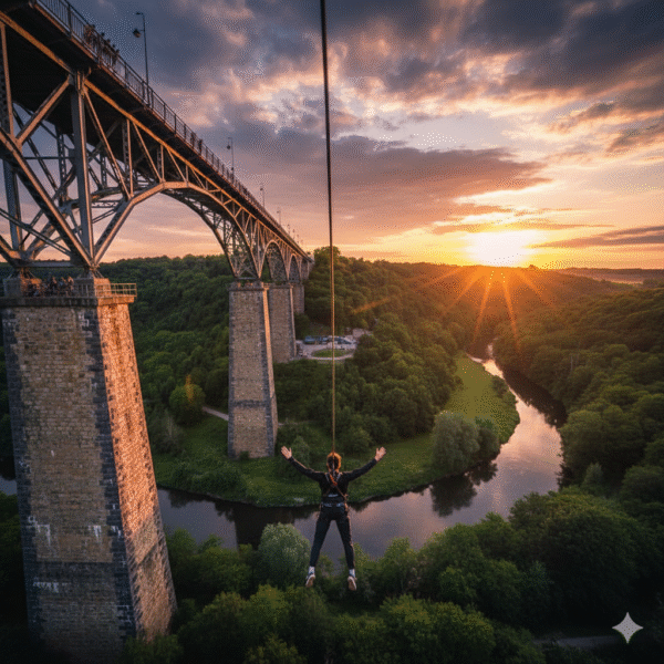 Les plus beaux sites de saut à l’élastique en France et en Europe