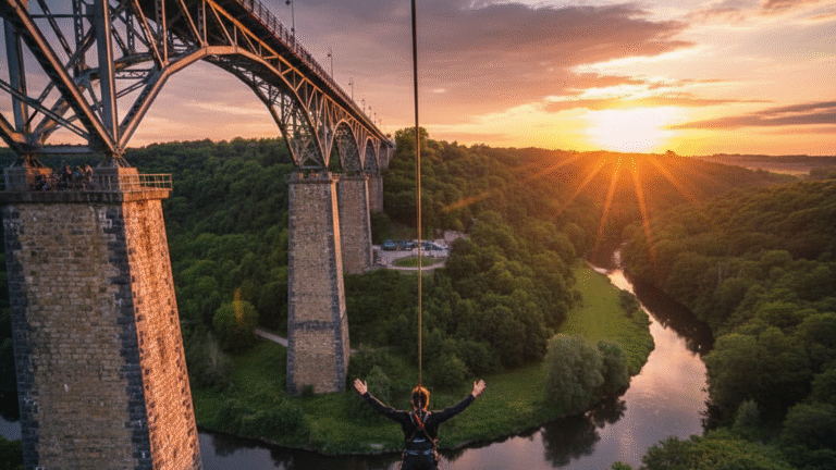 Les plus beaux sites de saut à l’élastique en France et en Europe