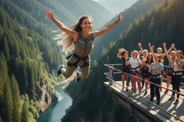 Pourquoi de plus en plus de femmes choisissent le saut à l’élastique