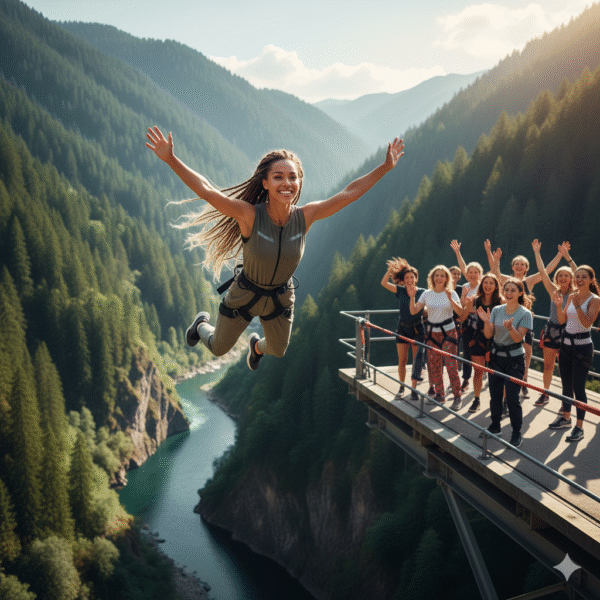 Pourquoi de plus en plus de femmes choisissent le saut à l’élastique