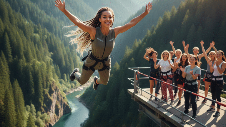 Pourquoi de plus en plus de femmes choisissent le saut à l’élastique