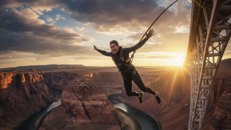 Saut à l’élastique : le frisson ultime de la liberté